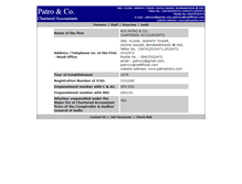 Tablet Screenshot of patroandco.com
